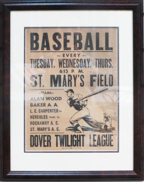 Baseball Print Sample