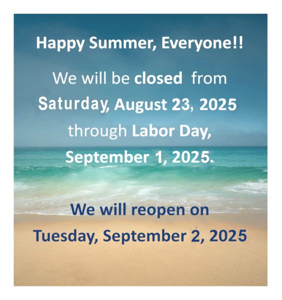 New Summer Closing Sign for 2025 for FB and Insta New Summer Closing Sign for 2025 for FB and Insta